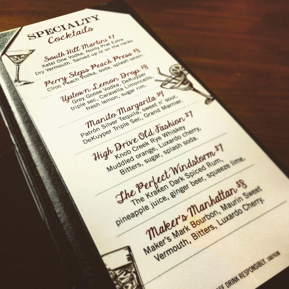 Menu at South Hill Grill restaurant, Spokane, E 57th Ave 7034