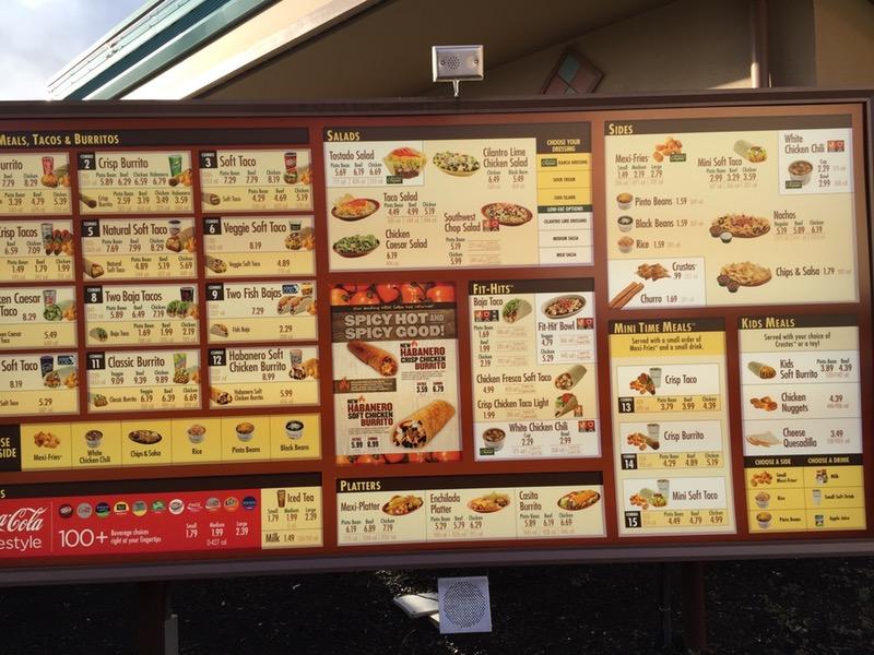 Menu At Taco Time Nw Restaurant Lynnwood 196th St Sw