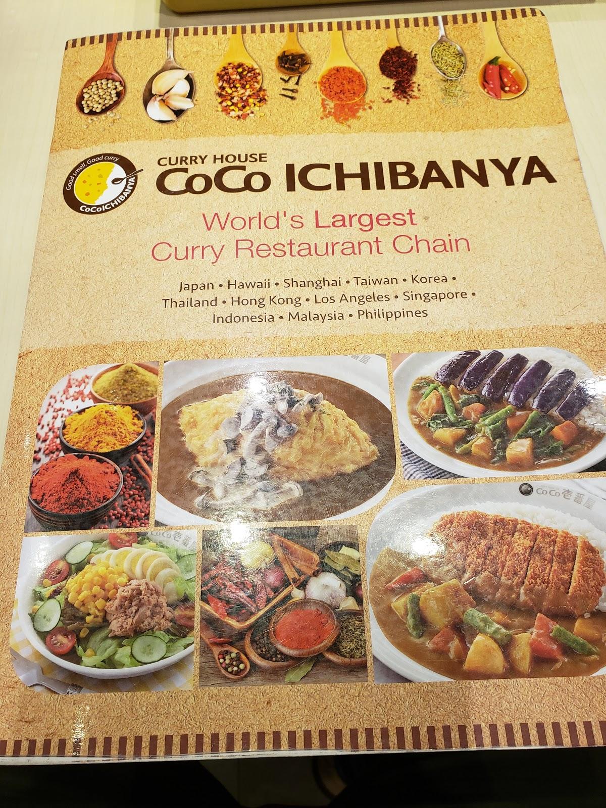 Menu At Curry House Coco Ichibanya Restaurant Cebu City 8wg9 H29