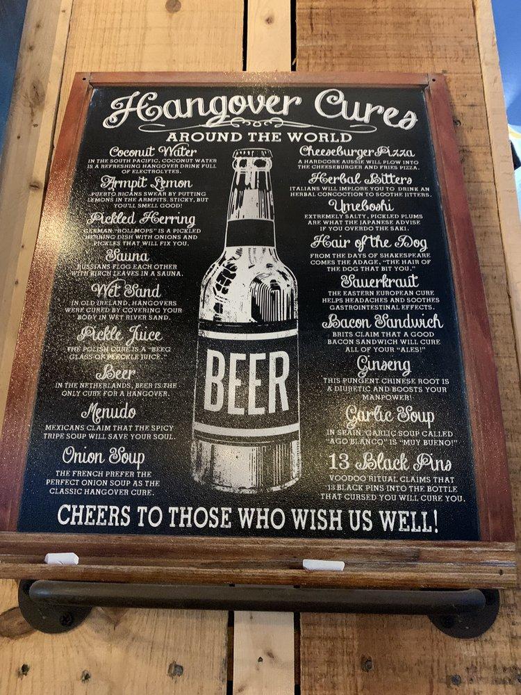 Menu at Devil And The Deep Brewery, Galveston