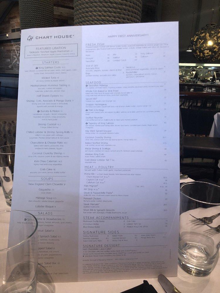 Chart House Sarasota Fl Menu