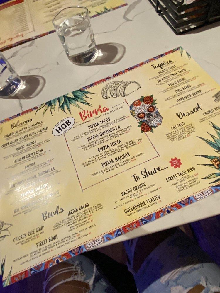 Menu at FAT TACO TEQUILA BAR Hoboken, Hoboken, 32 Newark St.