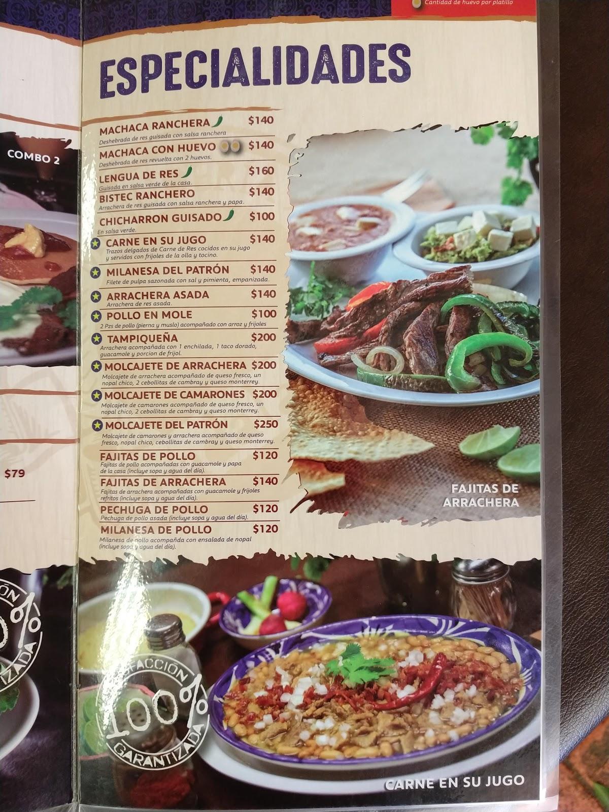 Menu at Menuderia Guadalajara Módulos E l mejor menudo de tijuana restaurant, Tijuana, Ave. José