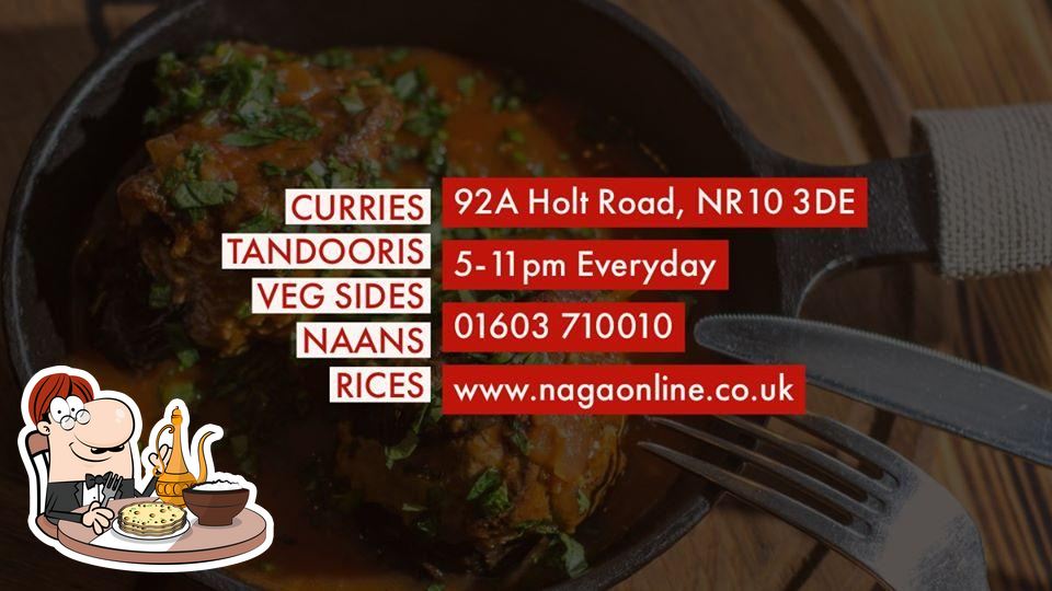 Naga Indian & Bangladeshi Takeaway, Horsford carta y opiniones del