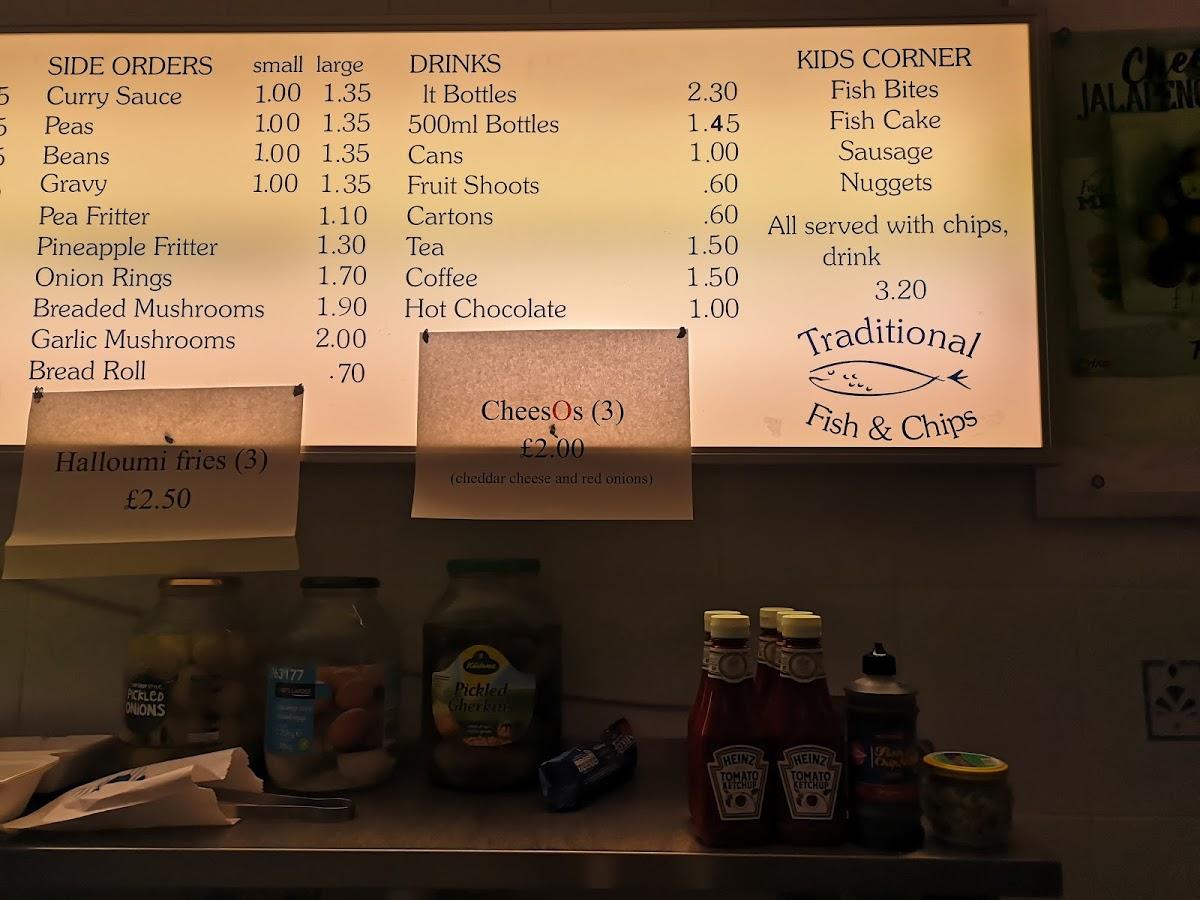 Menu at West Street Fish & Chips fast food, Ilminster