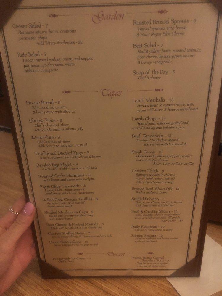 Menu at Riverside Liquors & The Restaurant in Riverside, Jacksonville