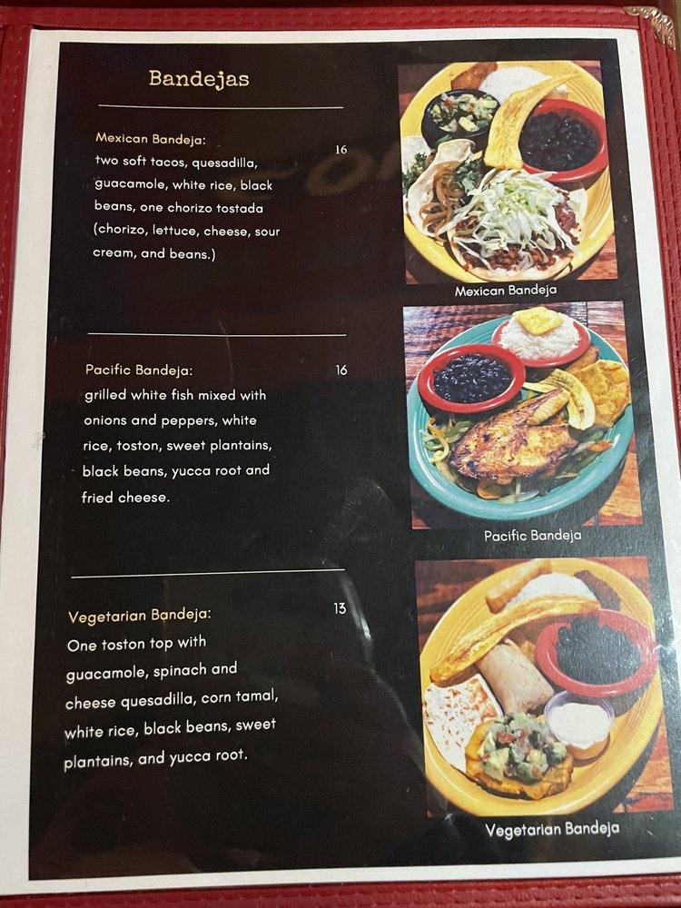 Menu at Conga Latin Food restaurant, Chattanooga
