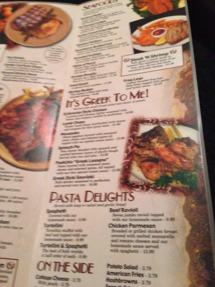 Menu at Grecian Gardens Restaurant, Chillicothe, 304 S Plaza Dr