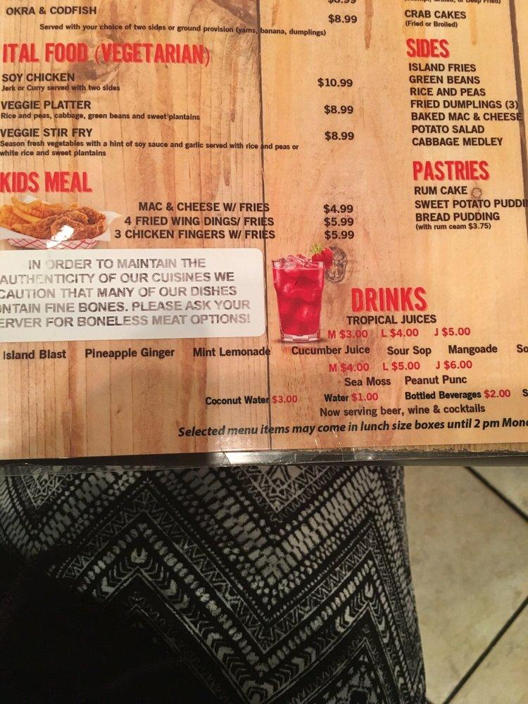 Menu at Judy's Island Grill II pub & bar, Glen Burnie, 800 Crain Hwy N