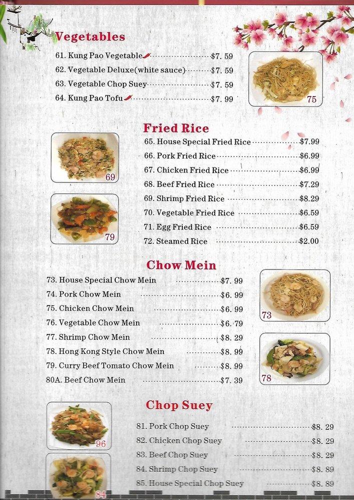 Menu At New China Restaurant Coalinga