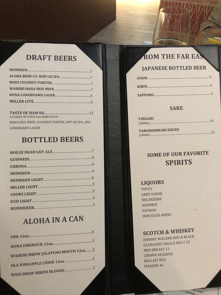 Menu at *PIER 38 LOCATION CLOSED PERMANENTLY* Uncle's Fish Market