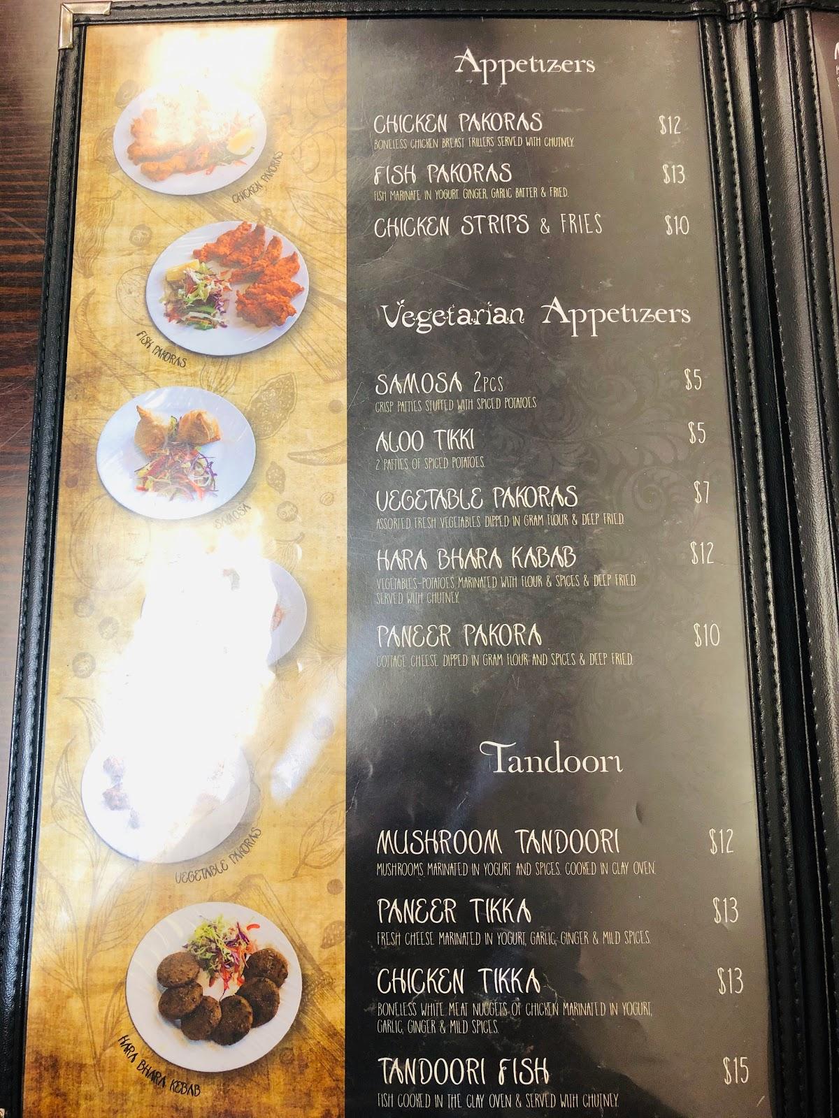 Menu at Spicy Fusion restaurant, Dawson Creek