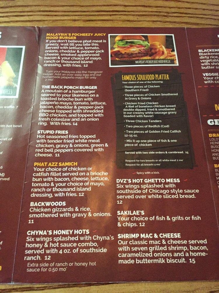 Menu at LoLo's Chicken and Waffles restaurant, Las Vegas