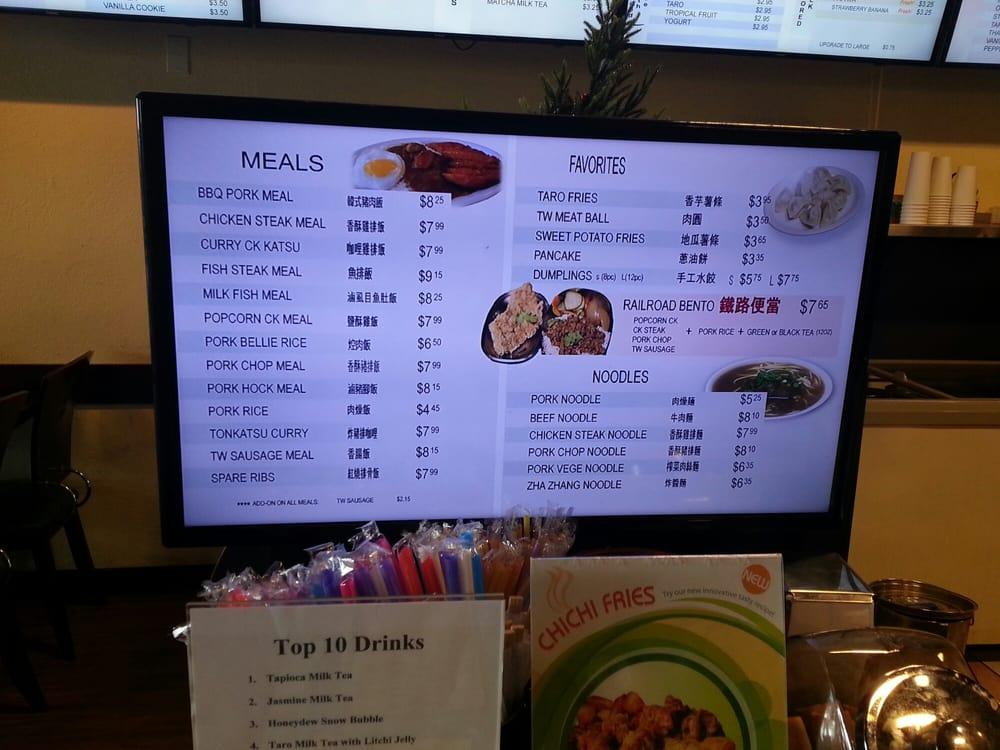 Menu at Tapioca Express pub & bar, Redmond