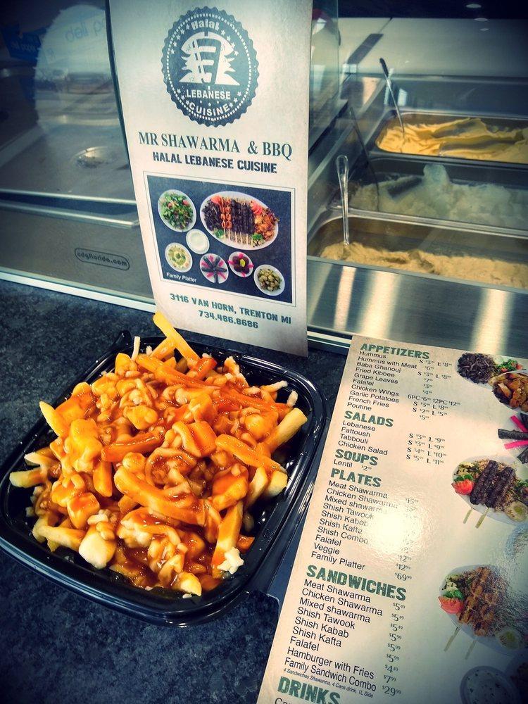 Menu at Mr Shawarma & Bbq, Trenton