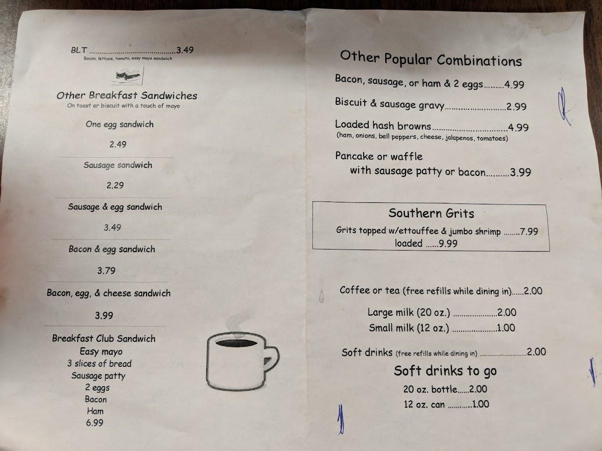 Menu at Boiling Madd restaurant, Patterson, 400 US90