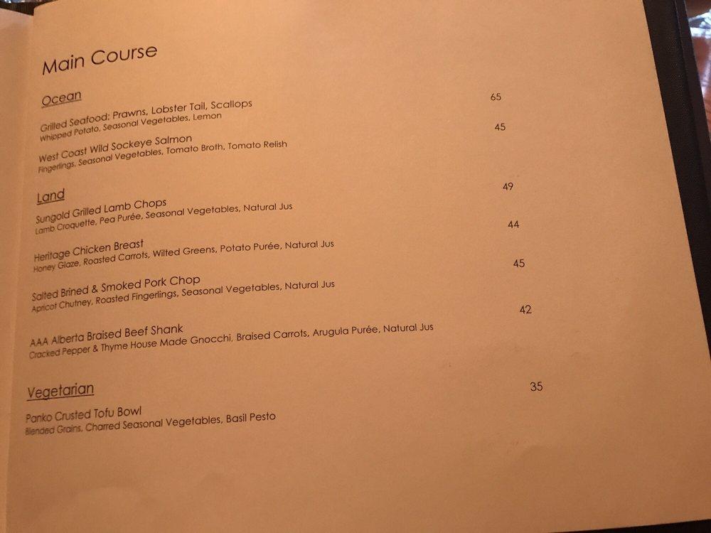 Menu at 1888 Chop House pub & bar, Banff