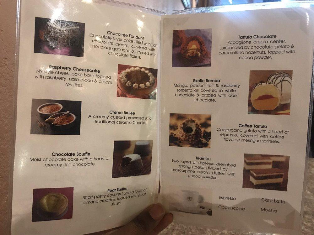 Menu at Pasta Bella Ristorante restaurant, Martinez