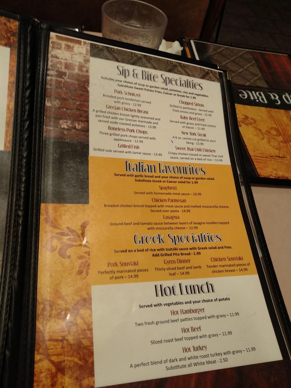 sip and bite menu baltimore