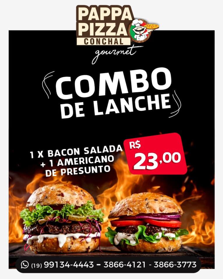 Pappa Pizza E Lanches Conchal Cardápio