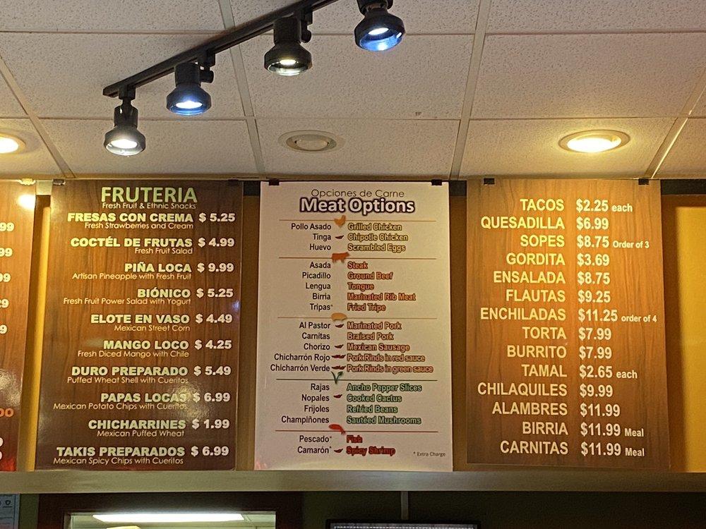 Menu at La Campirana pub & bar, Evansville, 724 N Burkhardt Rd