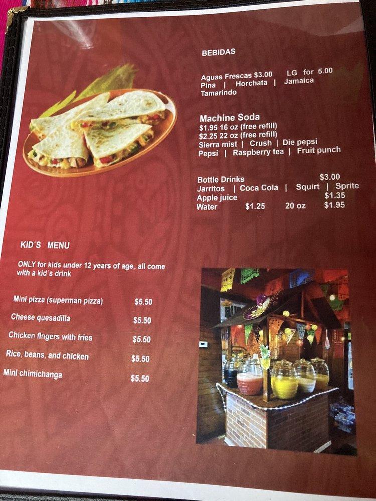 Menu at Burrito Loco Pizza and Grill pizzeria, WilkesBarre