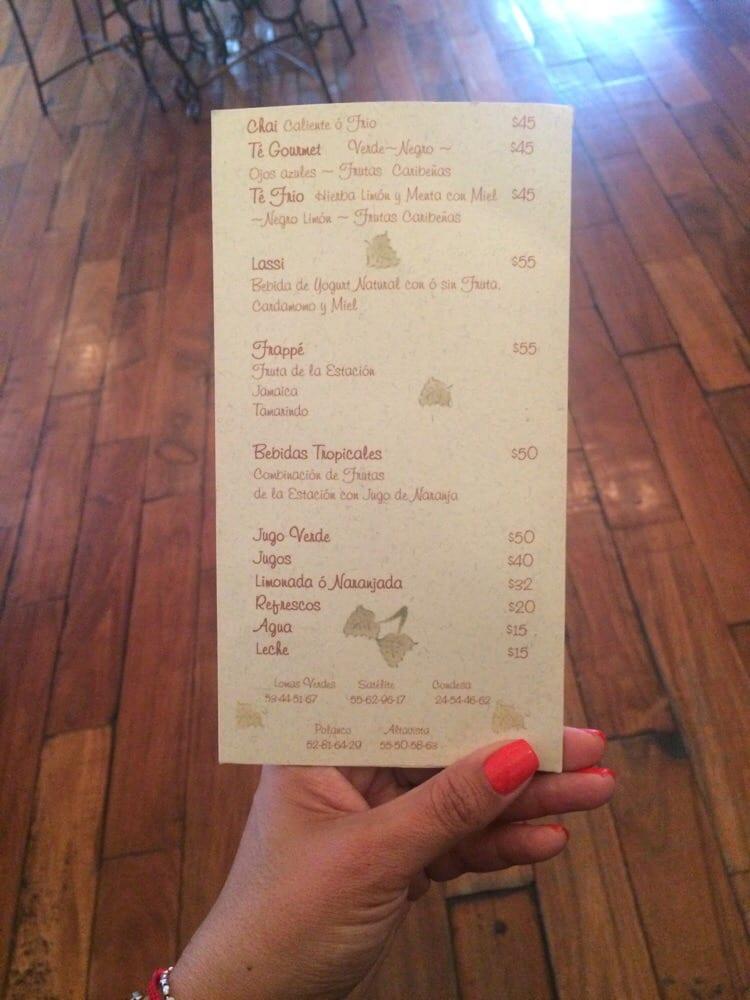 Menu at Maque Café, Mexico City, Av. Altavista 131-Local 5