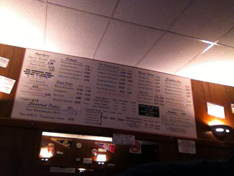 Menu at Santasiero's Restaurant, Buffalo