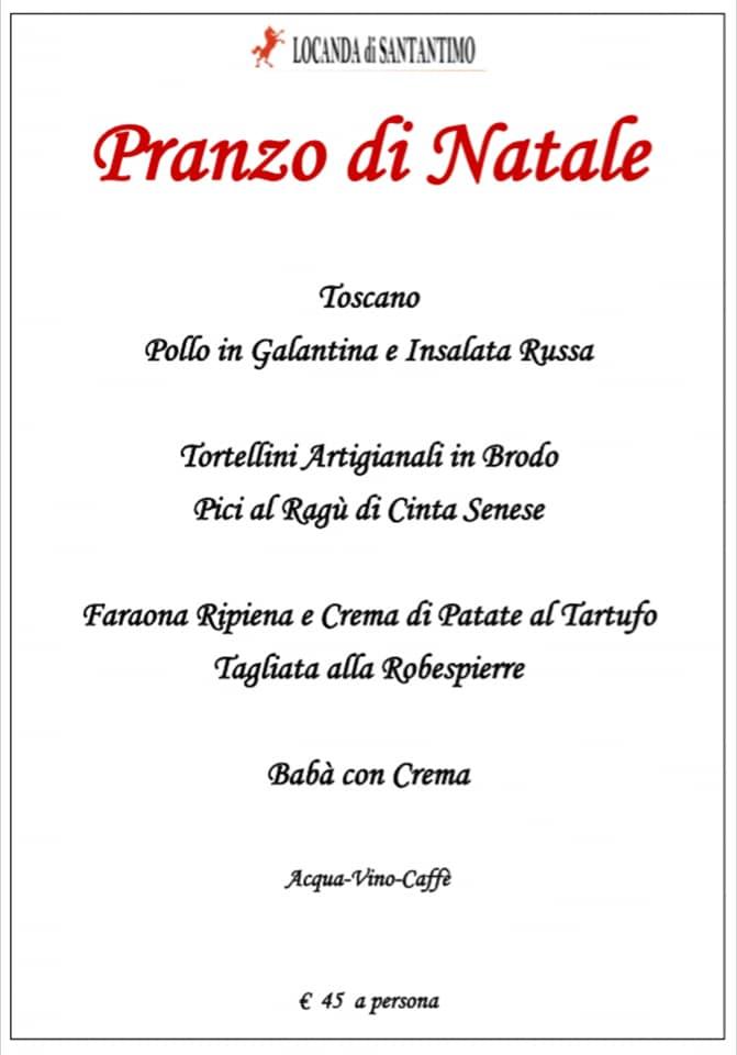 Locanda di Santantimo ristorante con griglia Arezzo Menu e