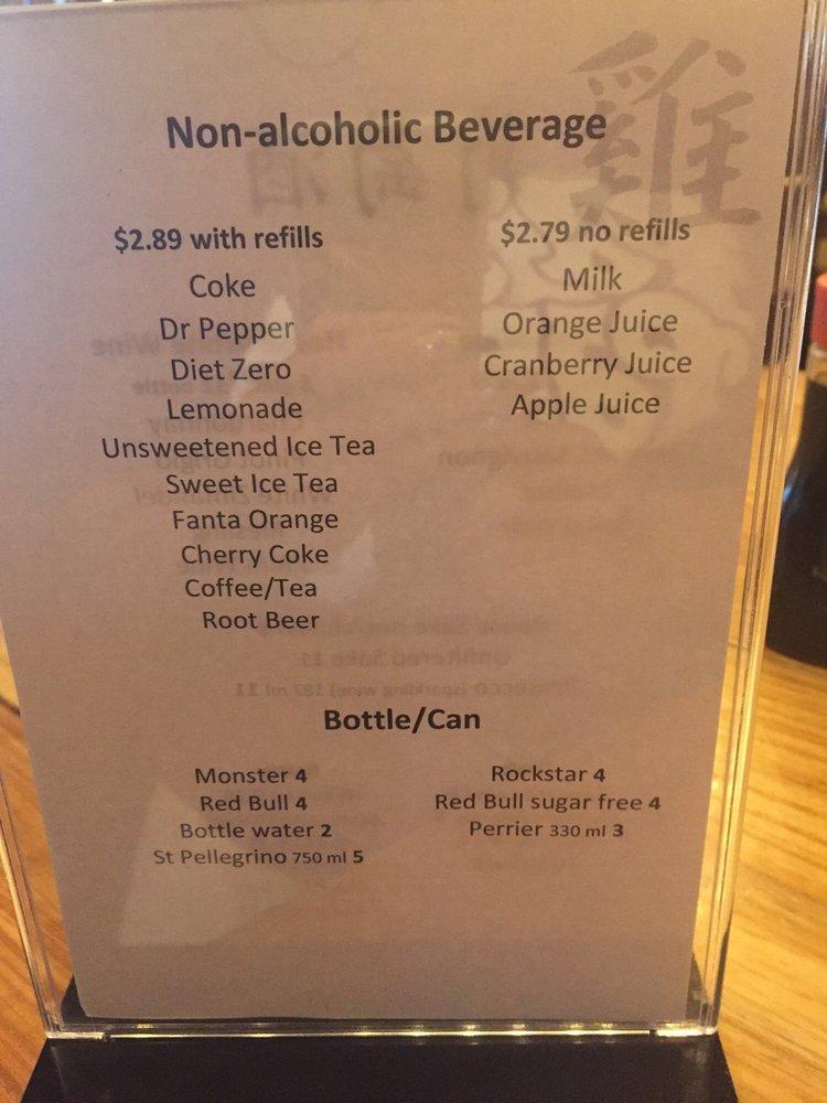 Menu at Jasmine Mongolian Grill restaurant, Federal Way, Pete von