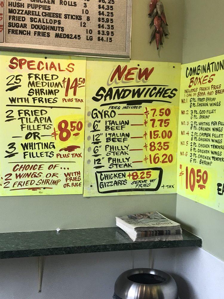 Menu at Wings & Seafood To Go restaurant, Minneapolis