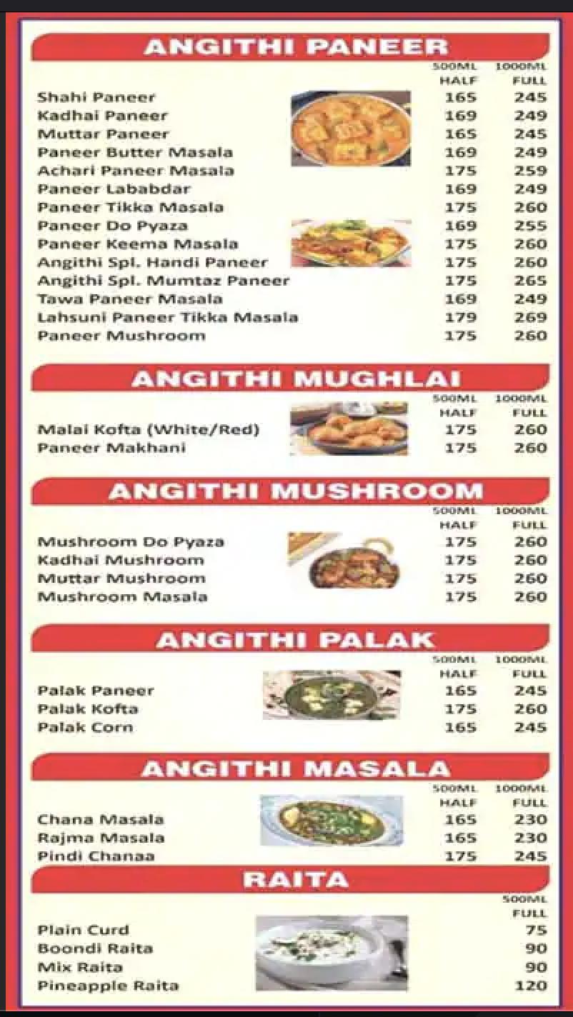 Menu At Punjabi Angithi, Noida, C 58 N C 59