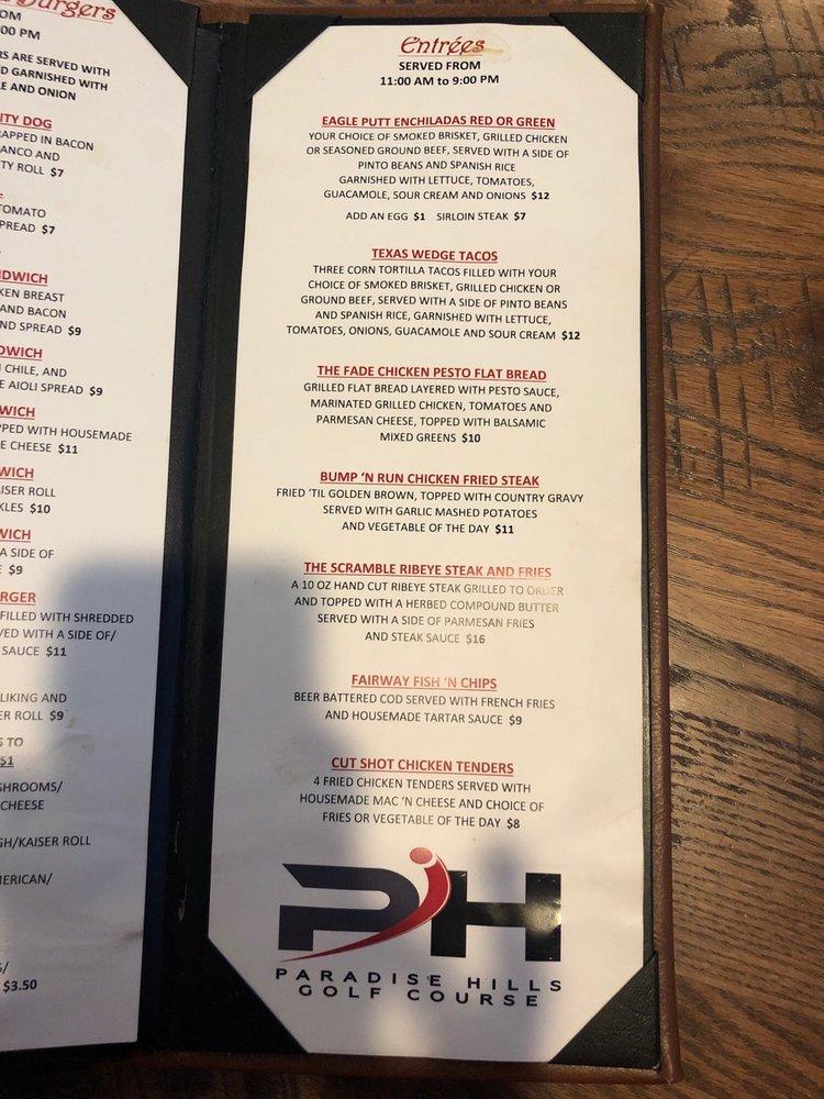 Menu at The Office Bar & Grill, Albuquerque