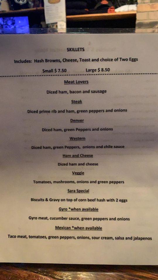 Carta del restaurante Fat Boyz, Fort Atkinson