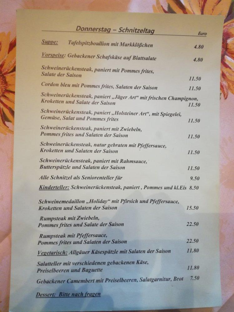 Speisekarte von Landgasthaus Adler restaurant, Guntersblum