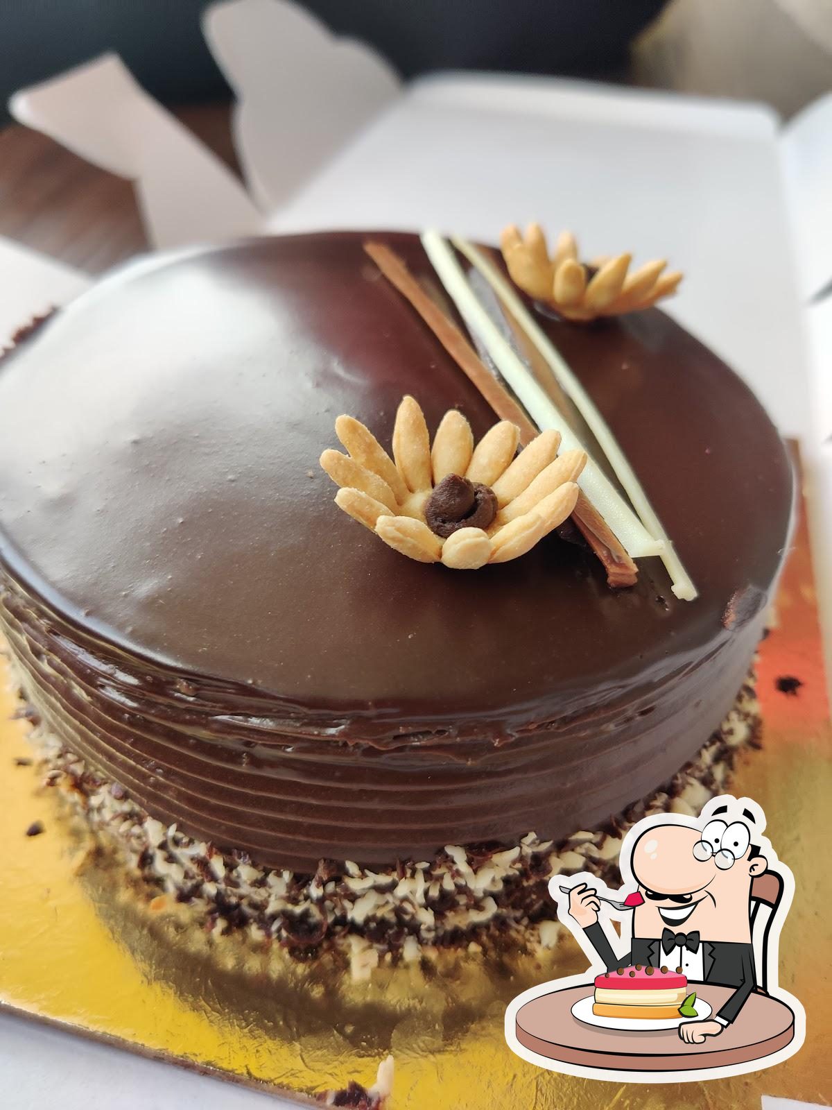 Zestful Flavours by Anjali Kejriwal - DARK CHOCOLATE TRUFFLE Best seller Theobroma  cake Layers of pure dark chocolate sponge sandwiched with the best frosting  and finished with a lot of love to