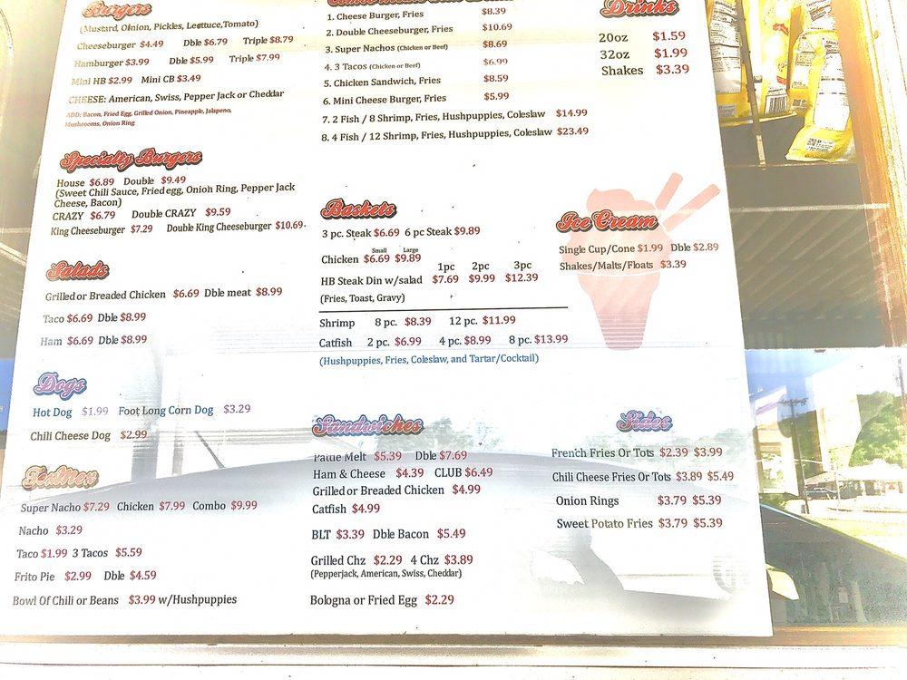 Menu at Dairy Mart restaurant, Mineral Wells, 700 SE 1st St