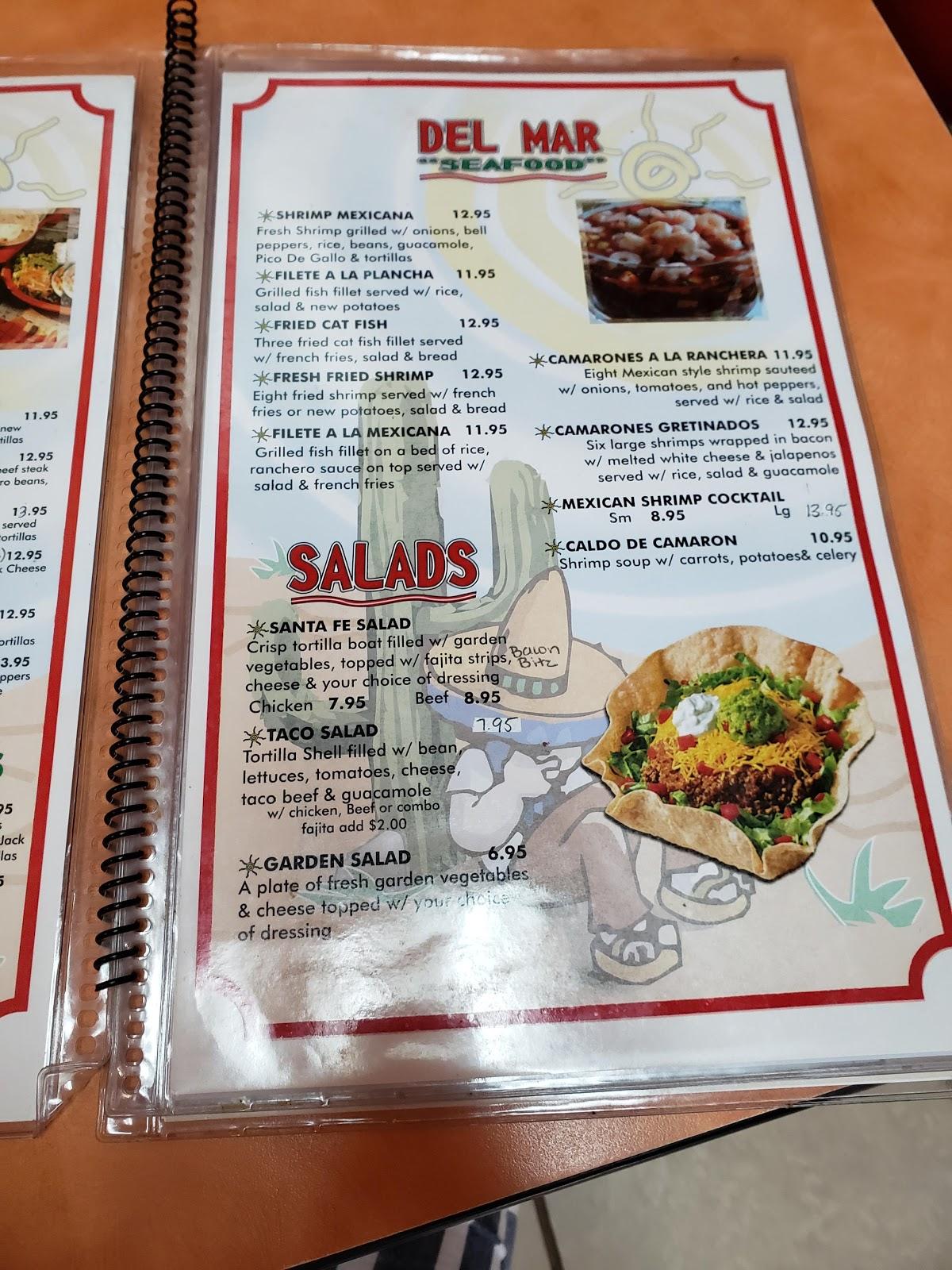 Menu at Jose's Mexican Restaurant, Highlands