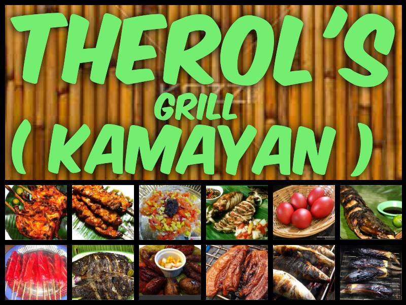 Menu at Therol's GRILL Kamayan restaurant, San Mateo