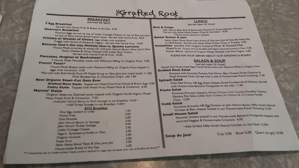 Menu At The Grafted Root Eatery Pub Bar Grand Blanc   R1c9 The Grafted Root Eatery Menu 2022 10 1 