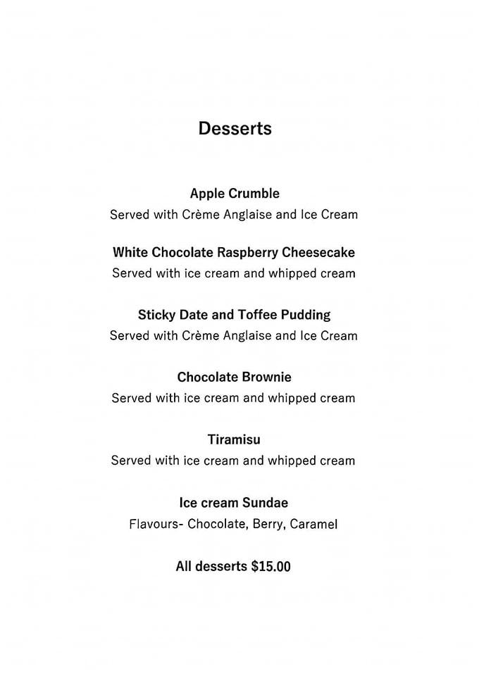 Menu at Winton's Top Pub & Garden Bar, Winton