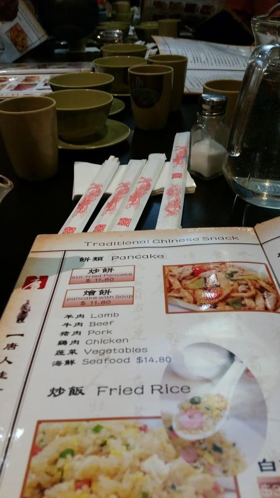 Menu at Chinatown Noodle King restaurant, Sydney