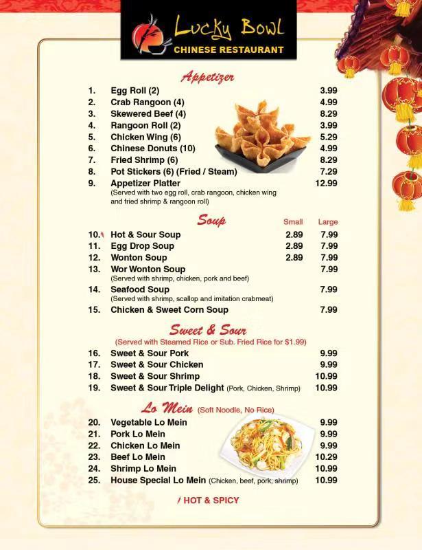 Menu At Lucky Bowl Restaurant Algona   R1cd Lucky Bowl Menu 2021 09 4 