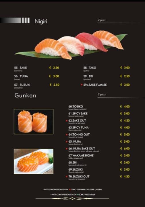 Menu di Sushi Lin 3 