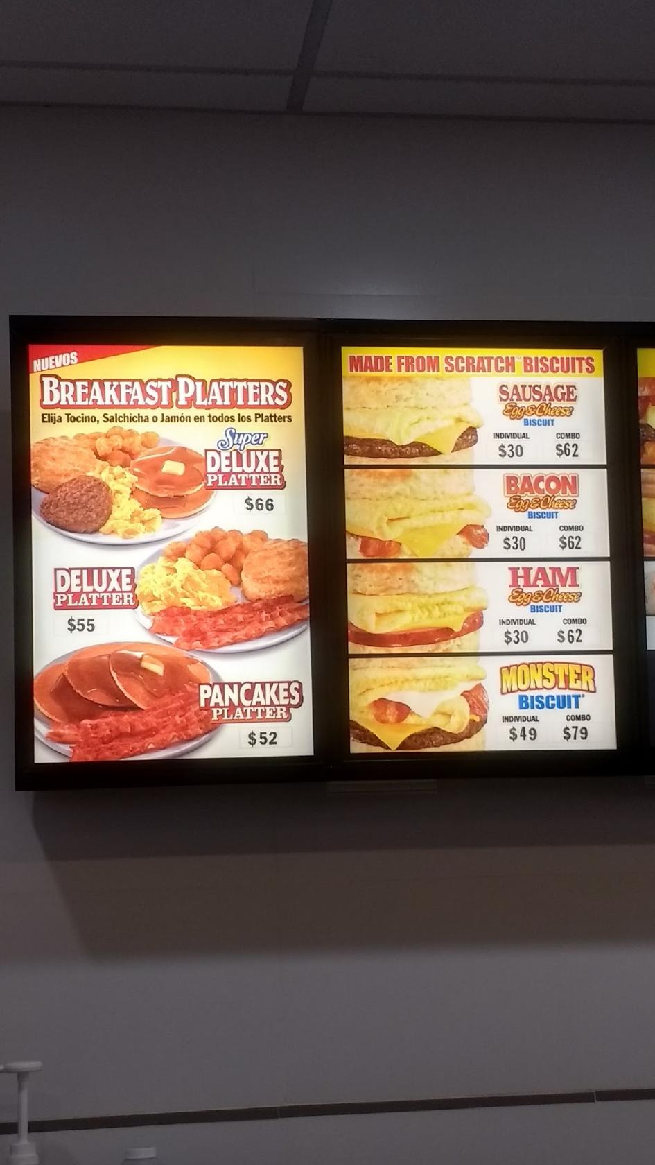 Menu At Carl's Jr Restaurant, San Luis Río Colorado