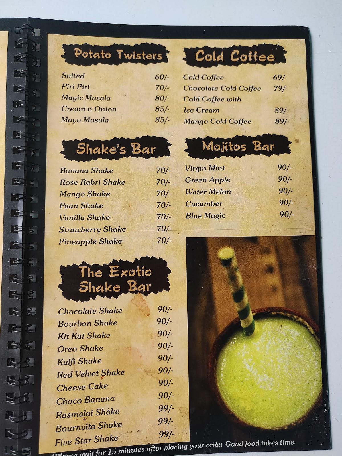 Menu at Tea Bar, Dhone