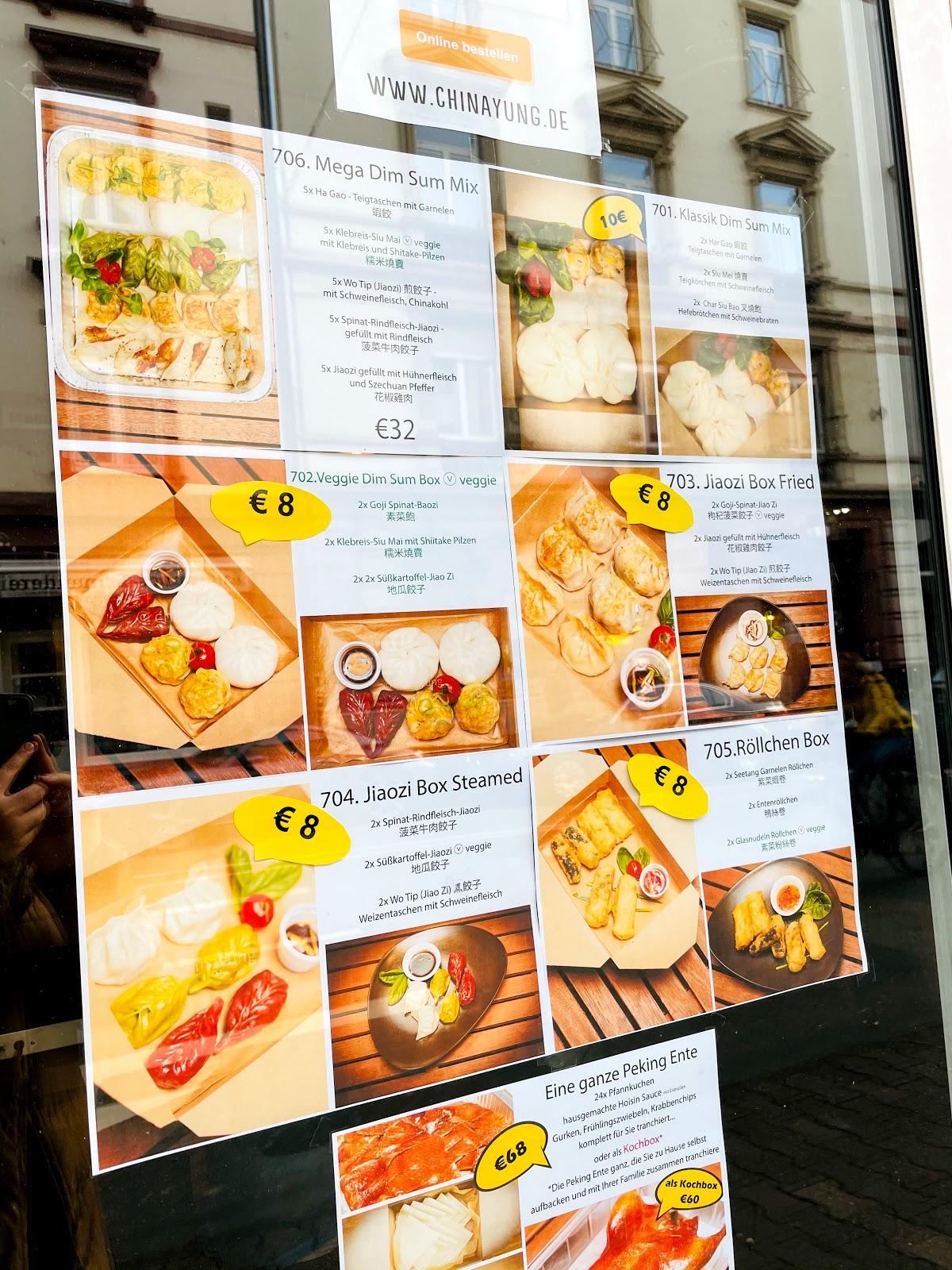 Speisekarte Von China Restaurant Yung, Frankfurt Am Main, Oeder Weg 32