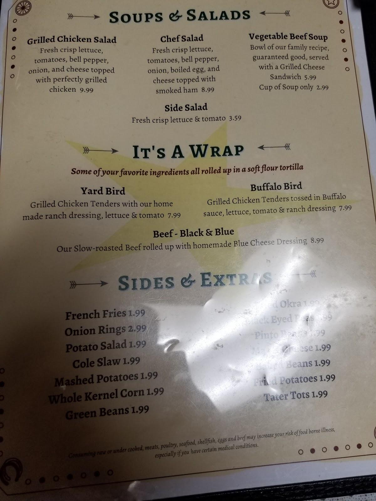 Menu at Fort Street Cafe, Barling