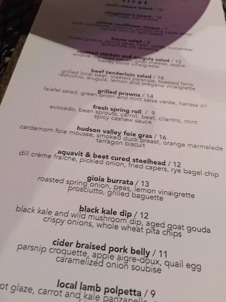 Menu at Plonk Missoula pub & bar, Missoula