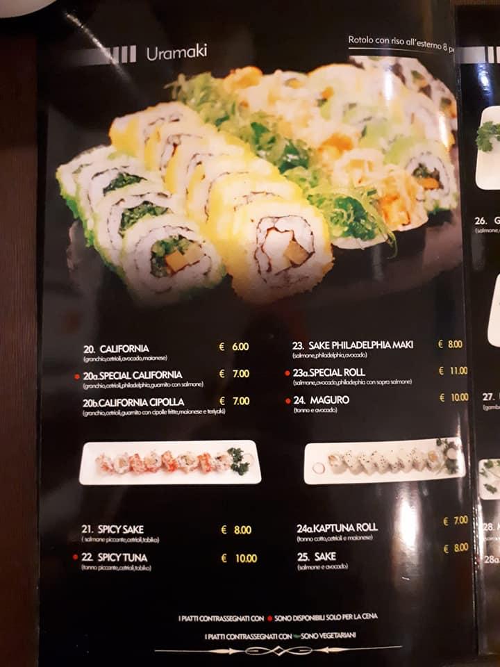 Menu di Sushi Lin 3 